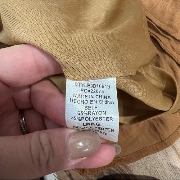 Anthropologie Entro Long-Sleeved Tiered Midi Dress - Picture 13 of 15